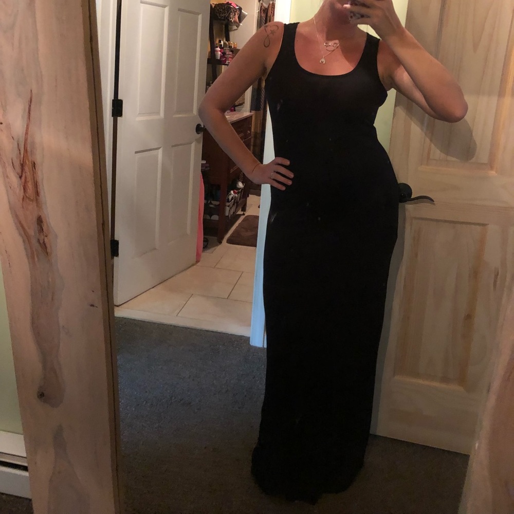 Black ALLOY brand maxi dress